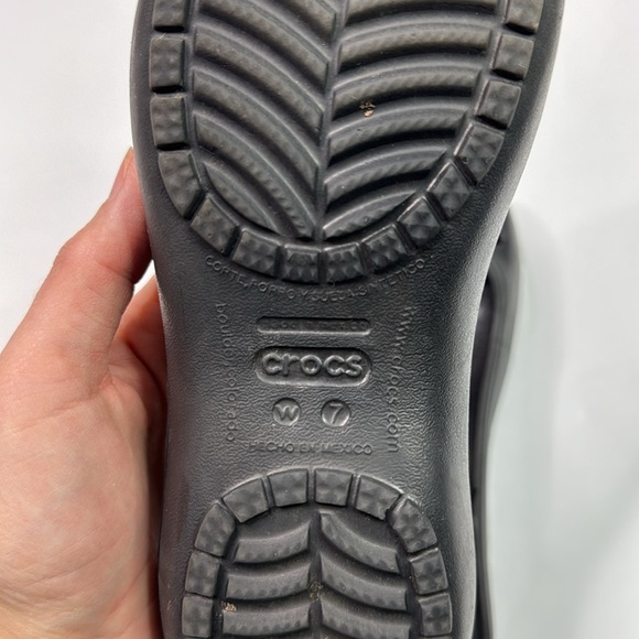 Croc Kadee Black Ballet Flats Shoes Size 7 Women - Picture 8 of 9